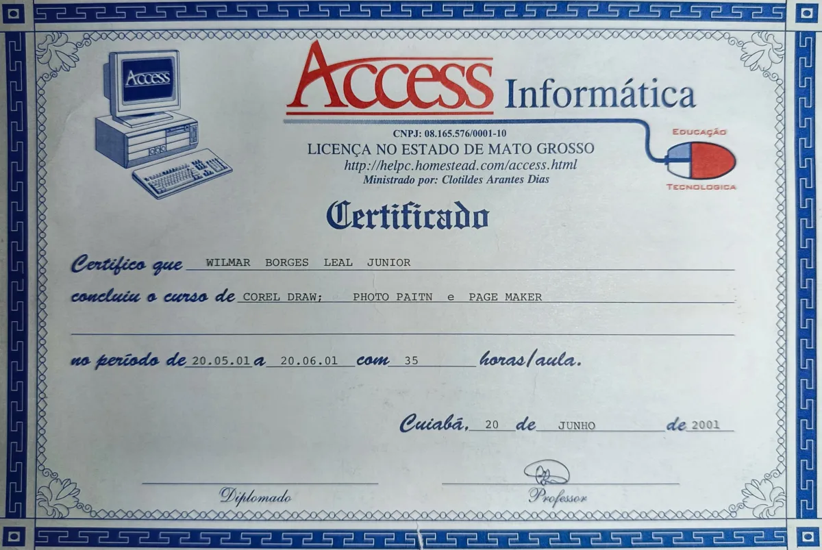 Curso COREL DRAW, PHOTO PAINT e PAGE MAKER de Wilmar Borges Leal Junior